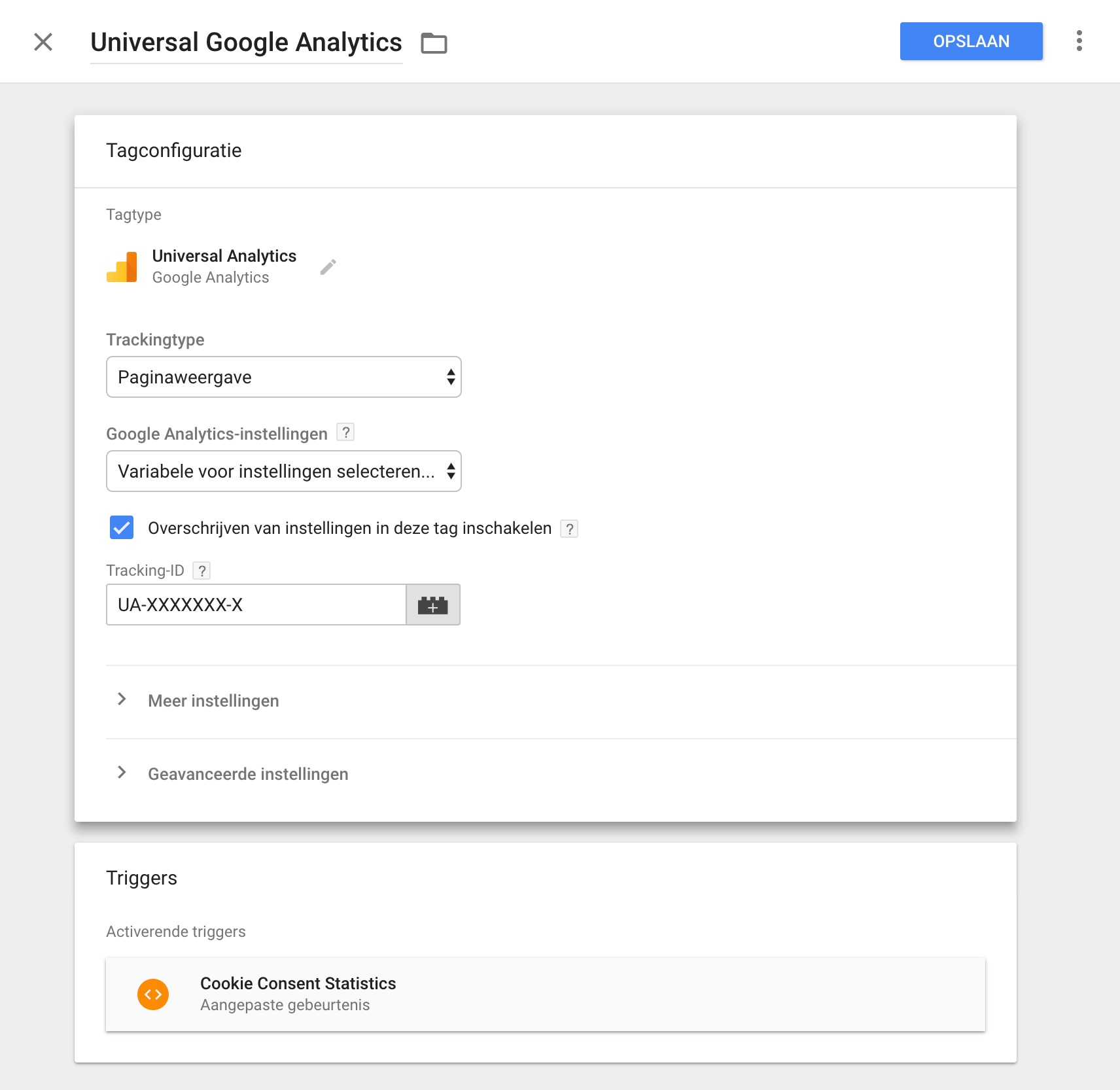 Google Analytics via Google Tag Manager
